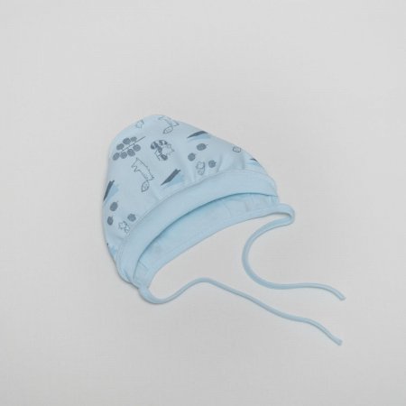 VILAURITA kepurė kūdikiui išvirkščiomis siūlėmis EVAN, žydra, 44 cm, art 32 art 32