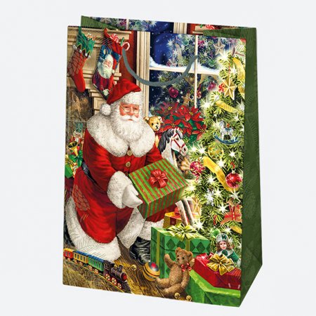 Krepšelis dovanoms kalėdinis   T9 didelis, 5906664000743 5906664000743