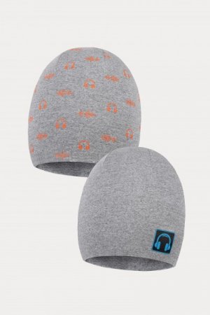 BROEL kepurė CHAN, pilka/oranžinė, 50 cm CHAN, gray/orange, 5