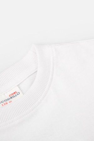 COCCODRILLO short sleeved t-shirt GAMER BOY KIDS, white, WC4143202GBK-001-122, 122 cm 