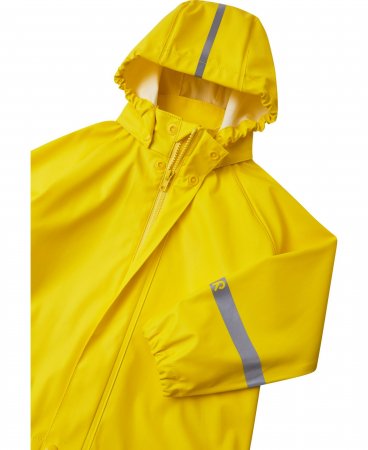 REIMA neperšlampamas komplektas (striukė ir kelnės) TIHKU, geltonas, 5100021A-235A 5100021A-235A-98
