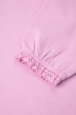 COCCODRILLO marškinėliai ilgomis rankovėmis GARDEN ENGLISH KIDS, rožiniai, WC4143103GEK-007-0 
