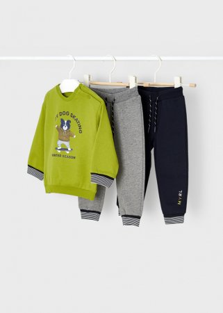 MAYORAL džemperis ir sportinės kelnės (2 vnt.) 3G, avocado, 86 cm, 2833-49 2833-49 9