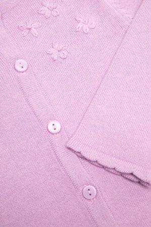 COCCODRILLO susegamas megztinis RETRO PICNIC NEWBORN, violetinis, WC3172201RPN-016 WC3172201RPN-016-074