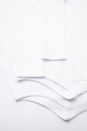 COCCODRILLO smėlinukas ilgomis rankovėmis BASIC UNDERWEAR, baltas, 62 cm, 2 vnt., WC2413101BAU-001 WC2413101BAU-001-062