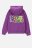 COCCODRILLO susegamas džemperis su gobtuvu JOYFUL PUNK KIDS, violetinis, WC4132402JPK-016- 