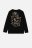 COCCODRILLO marškinėliai ilgomis rankovėmis LICENCE BOY WARNER BROS, juodi, WC4143101LBW-021- 