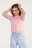 COCCODRILLO susegamas megztinis BASIC GIRL, powder pink, WC3172201BAG-033 WC3172201BAG-033-122
