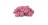 UPIXEL kuprinės dekoravimo detalės Pink (small), WY-Z002 