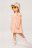 COCCODRILLO suknelė trumpomis rankovėmis ROSE, šviesiai rožinė, 74 cm, WC2128201ROS-033 WC2128201ROS-033-086