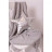 BIZZI GROWIN pledas 70x90cm Silver Sparkle BG013 BG013