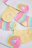 COCCODRILLO kojinės SOCKS GIRL, multicoloured, 3 vnt., WC3383603SOG-022 