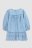 COCCODRILLO suknelė ilgomis rankovėmis SPORTI ROMANTIC NEWBORN, mėlyna, WC3128101SRN-014 WC3128101SRN-014-068