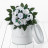 BABYBLOOMS naujagimio drabužėlių puokštė 11d Luxury Rose Bouquet Neutral BQC20008