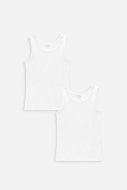 COCCODRILLO apatiniai marškinėliai be rankovių BASIC UNDERWEAR, balti, WC4407207BAU-001-, 2vnt., 